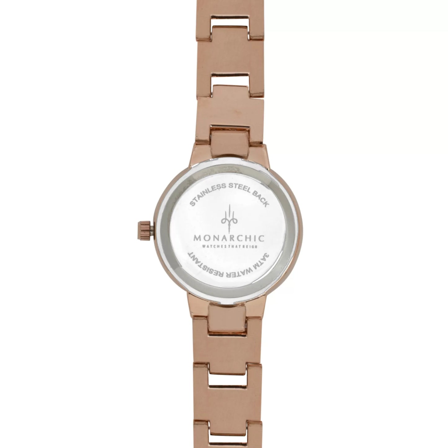 Monarchic® Watch - Cosmopolitan - Carrie Edition - Rose Gold link women's watch back view