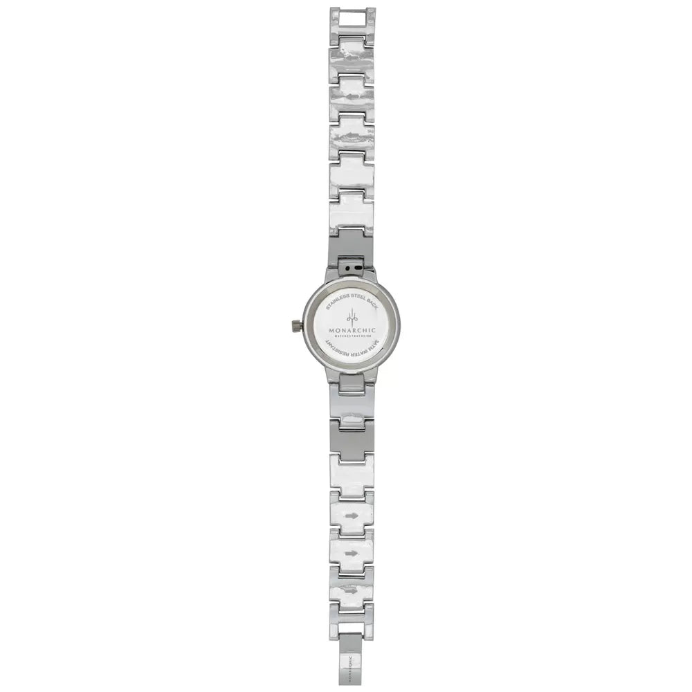 Monarchic® Watch - Cosmopolitan - Coco Edition - Silver link watch back view