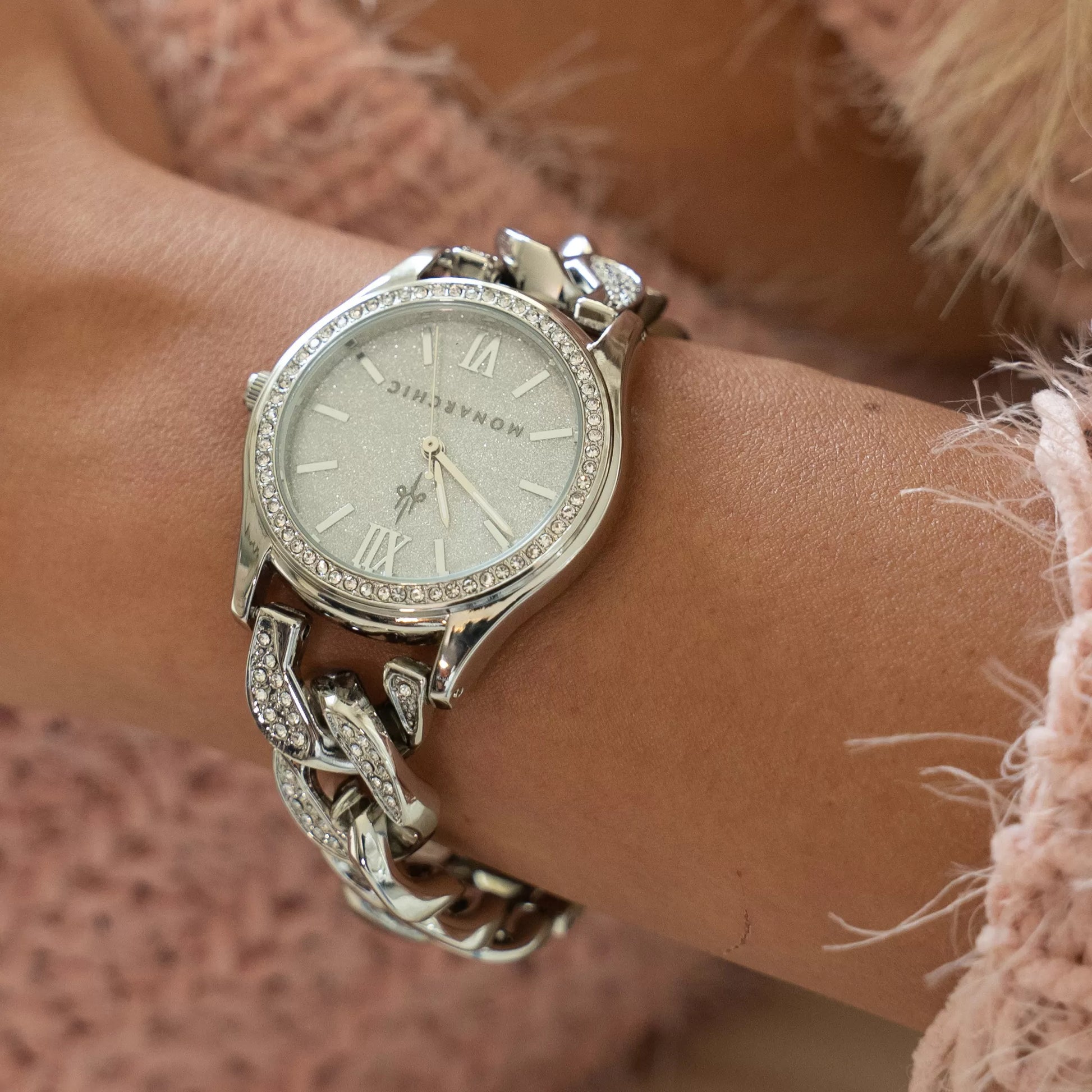 Jennifer Silver Bracelet Watch